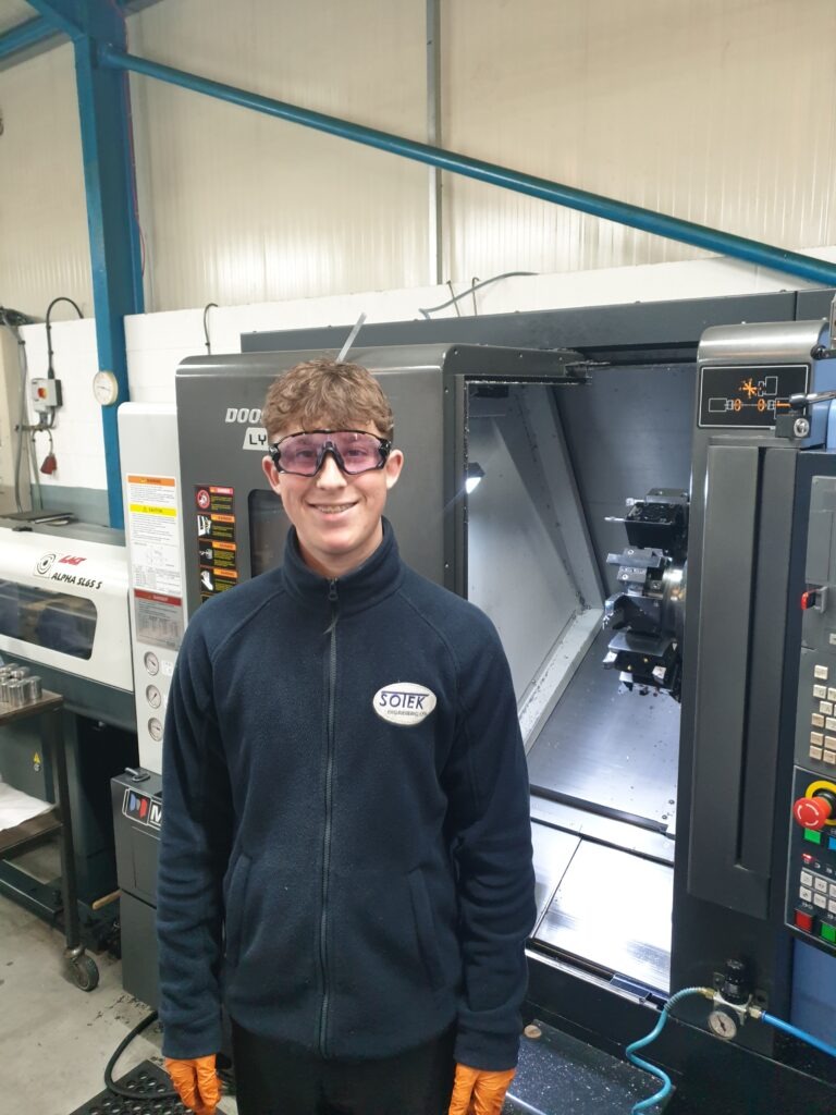 Celebrating Excellence: Sotek Apprentice Dylan Named Finalist in Plymouth Manufacturers’ Group Apprentices of the Year Awards 2024!